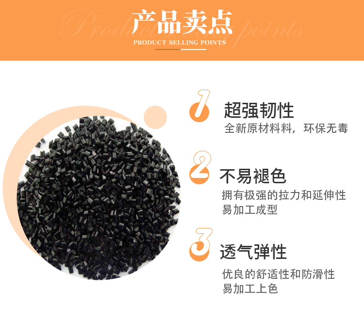 SEBS raw material: American Kraton G1643 block copolymer with high toughness for modification