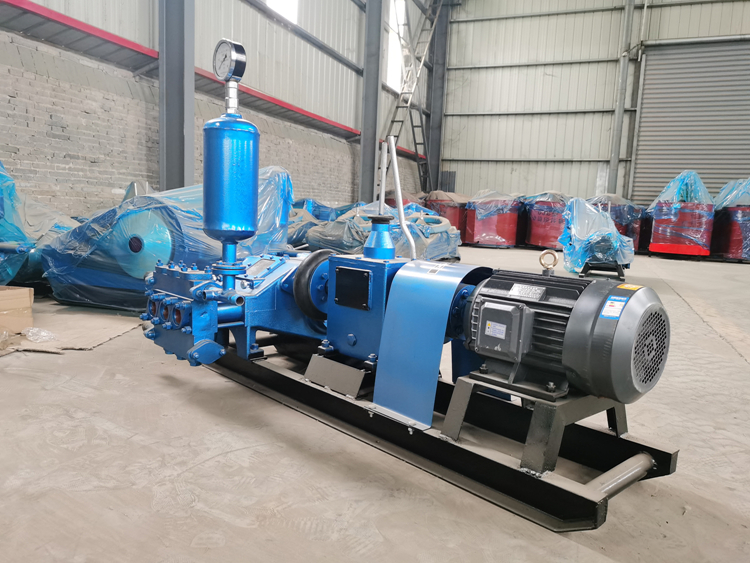 Yuzhou Machinery BW150 Horizontal Triplex Reciprocating Single Cylinder Mud Pump with Eight Different Flowrates and Pressures