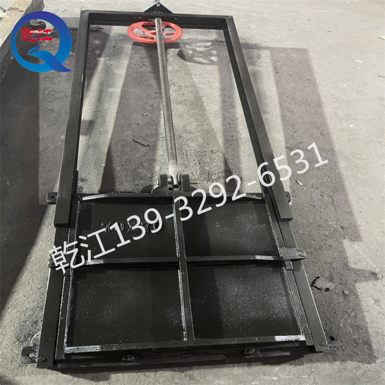 DN0.5 meter high-pressure cast iron gate hoist for sorting channels, paddy fields, and sailor's lifting gate valve threaded connection