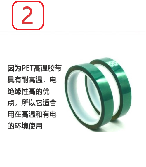 PET green high-temperature resistant tape, spray painting, electroplating, shielding protection, resistance to 200 degrees, 30 minutes, acid, alkali, and corrosion