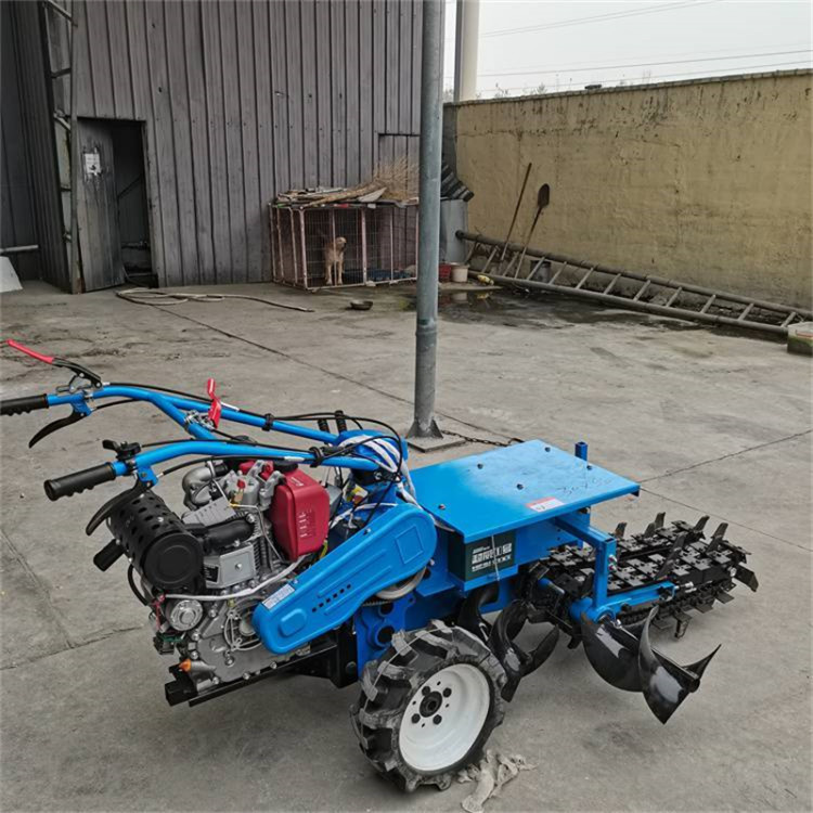 【强劲动力】链条开沟机深沟小型农用开槽手扶自走式挖沟机工程
