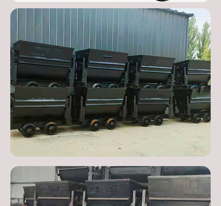 Hongji Underground Traction Fixed Tipping Bucket Mining Car Engineering Tunnel Mining Bucket Q235 Plate Thickening