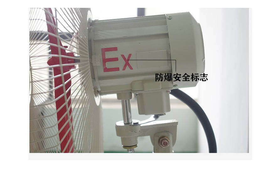 Floor mounted/wall mounted industrial explosion-proof shaking head fan, low energy consumption and low noise