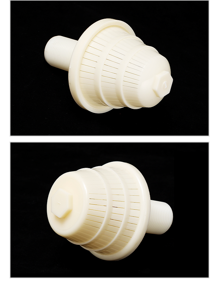 Cylindrical water cap ABS filter cap Cylindrical sewage filter drainage cap Anti clogging backwash