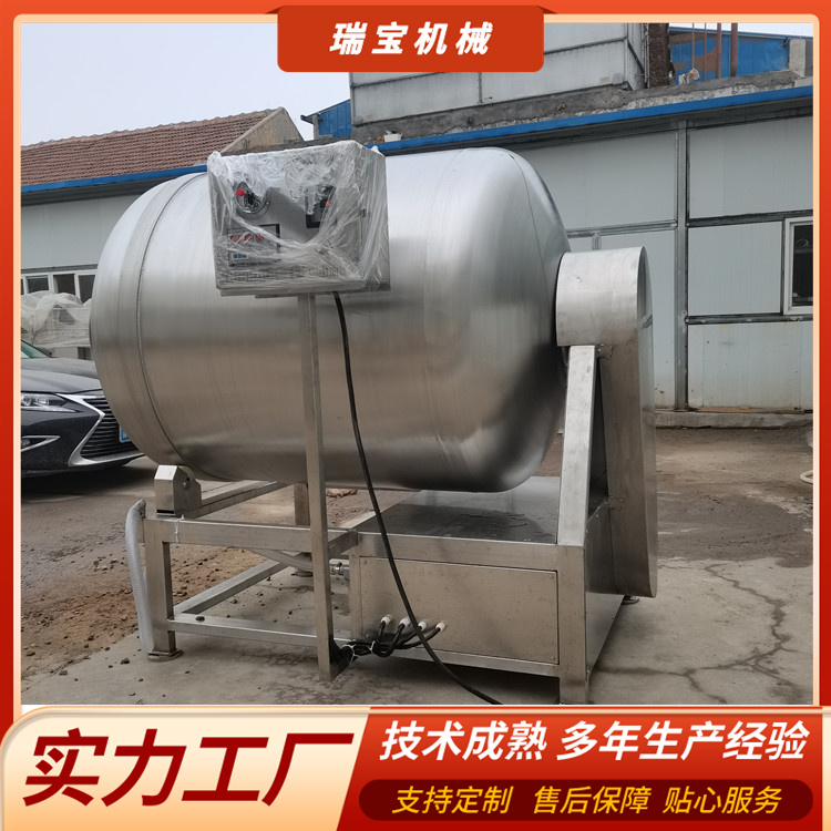 Vacuum rolling and kneading machine, fully automatic meat quick curing and tenderizing equipment, sauce beef rolling and kneading machine, customizable