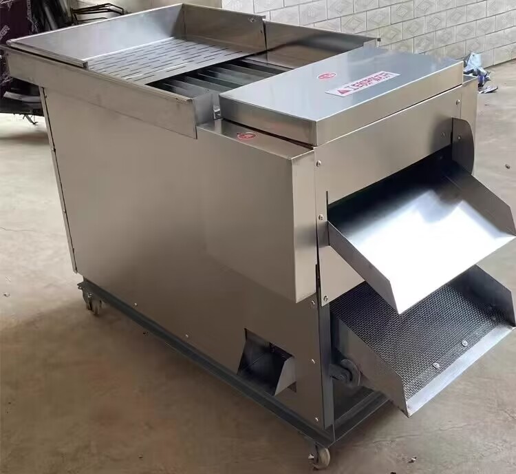 Rolling Knife Type Chili Pepper Cutting Machine Commercial Fully Automatic Cutting Large Dry Pepper Cutting and Seed Separation Machine