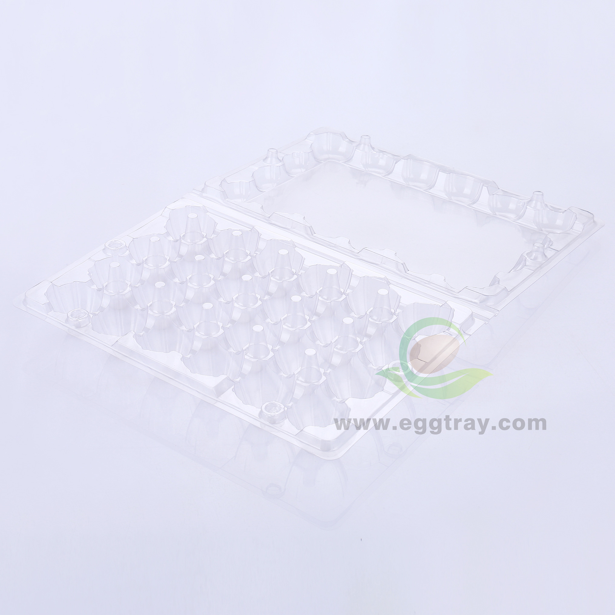 One time plastic Quail eggs tray 24 transparent shockproof thickened packaging boxes Quail eggs trays factory direct wholesale