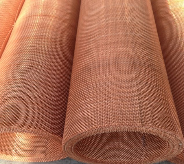 Copper mesh, copper wire mesh, 20-500 mesh anti-static copper mesh, electromagnetic signal shielding, laboratory heterosexual copper sheet