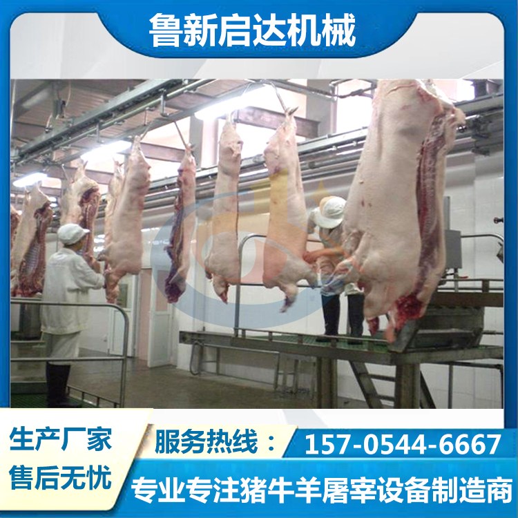 荷兰马瑞奥猪屠宰流水线 大型屠宰猪自动化加工设备 肥猪宰杀自动线