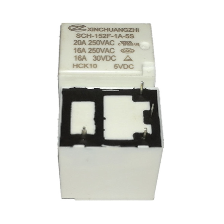 Four pin 5V power relay SCH-152F-1A-5S Xinchuangzhi relay 20A normally open household appliance