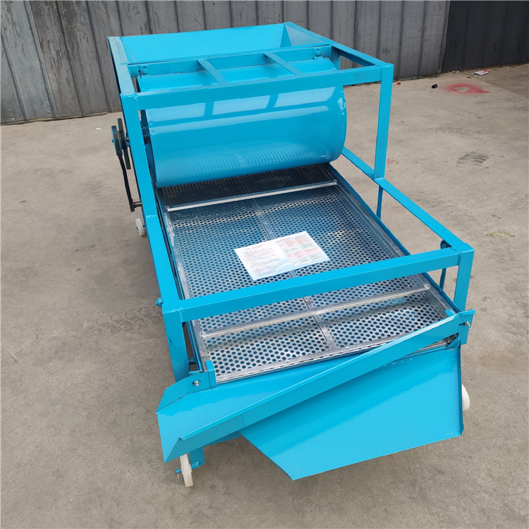 Sesame screening machine Gravity type wheat and rice stone removal machine New morning onion seed cleaning machine