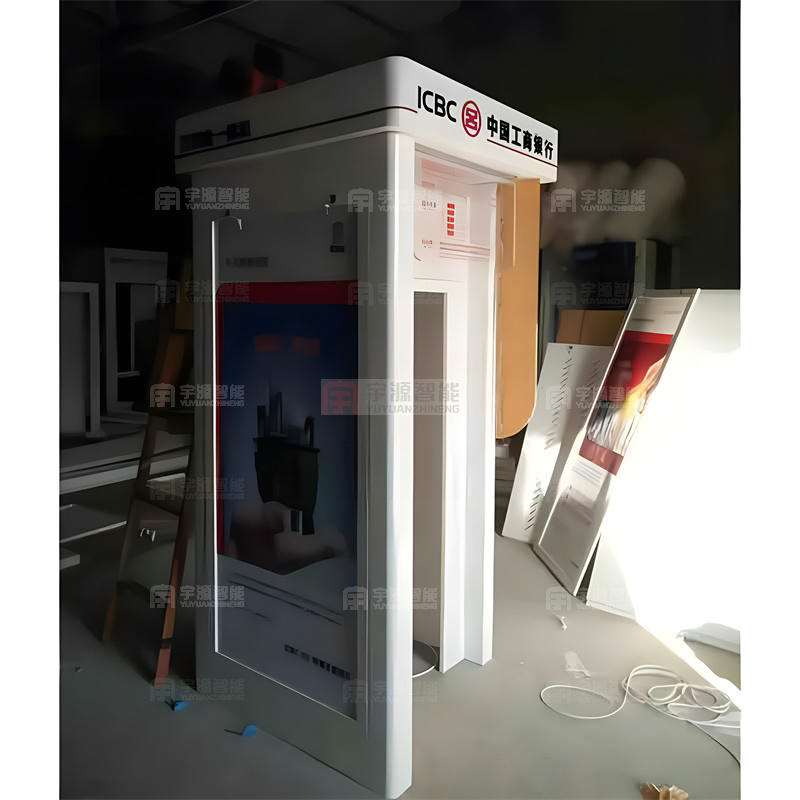 Supply Bank VI Indoor Self Service Bank Automatic Semi enclosed Lobby ATM Hood Customization