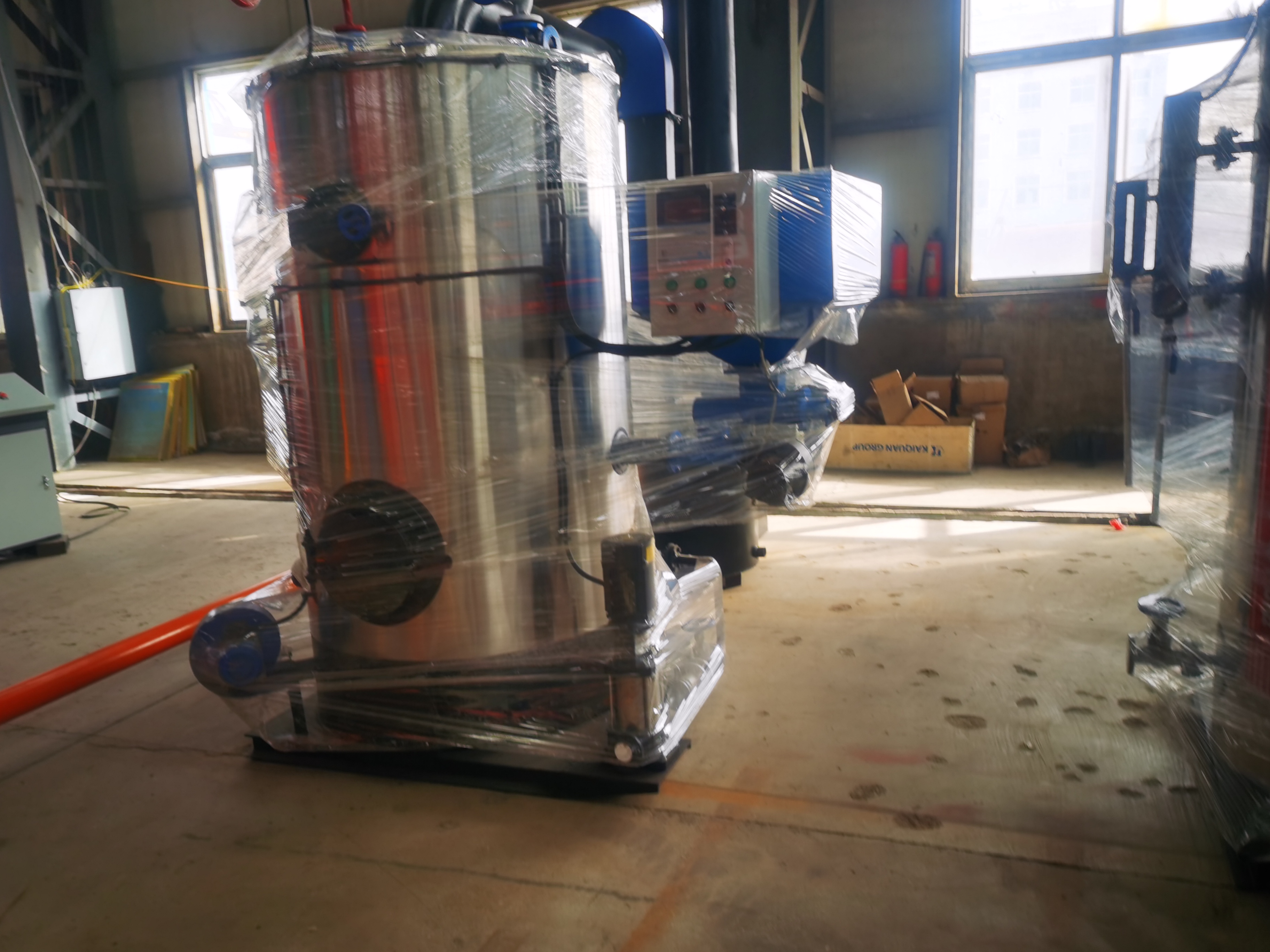 Brewing steam generator 300 kg grain steamer with steam boiler Biomass particle steam boiler