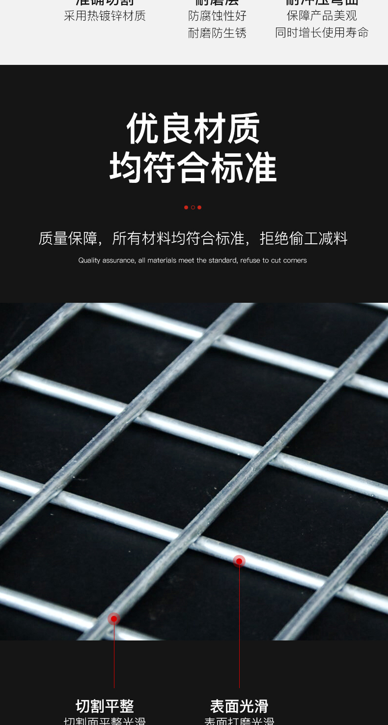 Biaowang produces steel wire mesh with 150 holes and 4mm thick steel wire mesh products for building mesh