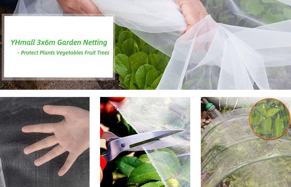 Insect proof net, mosquito proof, fly proof bird net with bag, greenhouse, fruit tree, agricultural PE material, polyethylene 10-100 mesh, customized