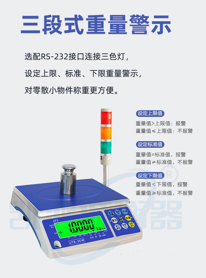 JTS3kg 6kg electronic table scale 15kg30kg simple counting scale RS232 serial port electronic scale