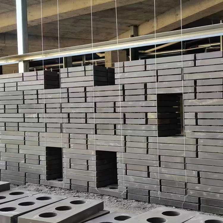 Irregular clay hollow brick, clear water wall, gray block brick, bar partition design, indoor fine decoration curtain wall brick