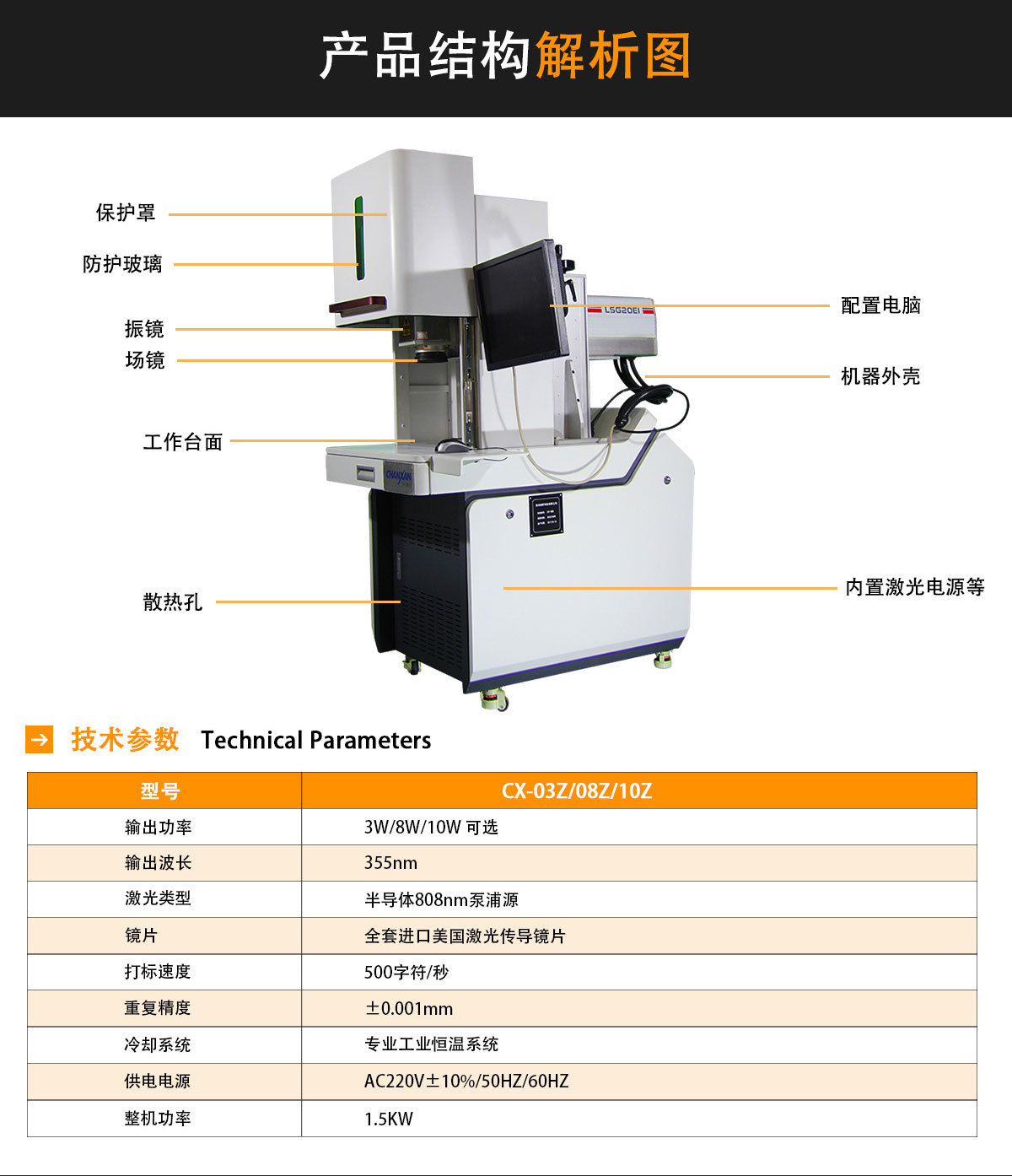 Fully automatic ultraviolet laser marking machine for medical catheters Laser marking and lettering Medical devices