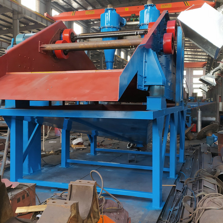 Large vibration dewatering screen sand field quartz sand cleaning and desilting polyurethane screen plate coal slurry tailings dry discharge equipment