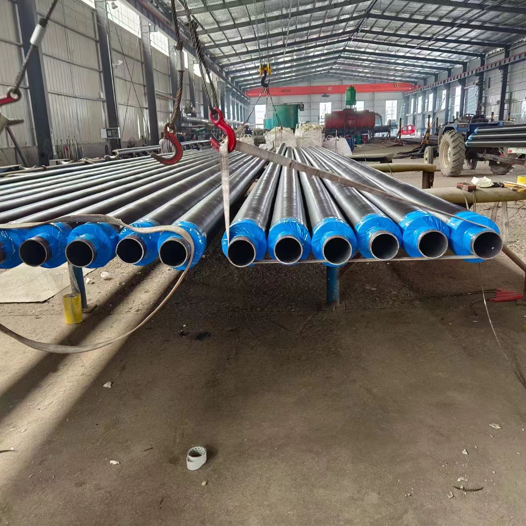 Fangda directly buried insulation steel pipe prefabricated insulation directly buried steel pipe polyurethane steel sleeve steel steam insulation pipe