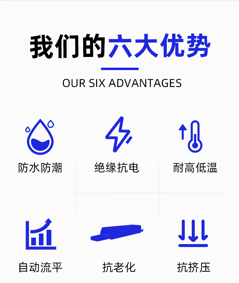 815 polymer moisture-proof sealing agent for electrical boxes, power cabinets, leak proof sealing materials, self-leveling, waterproof, and power sealing