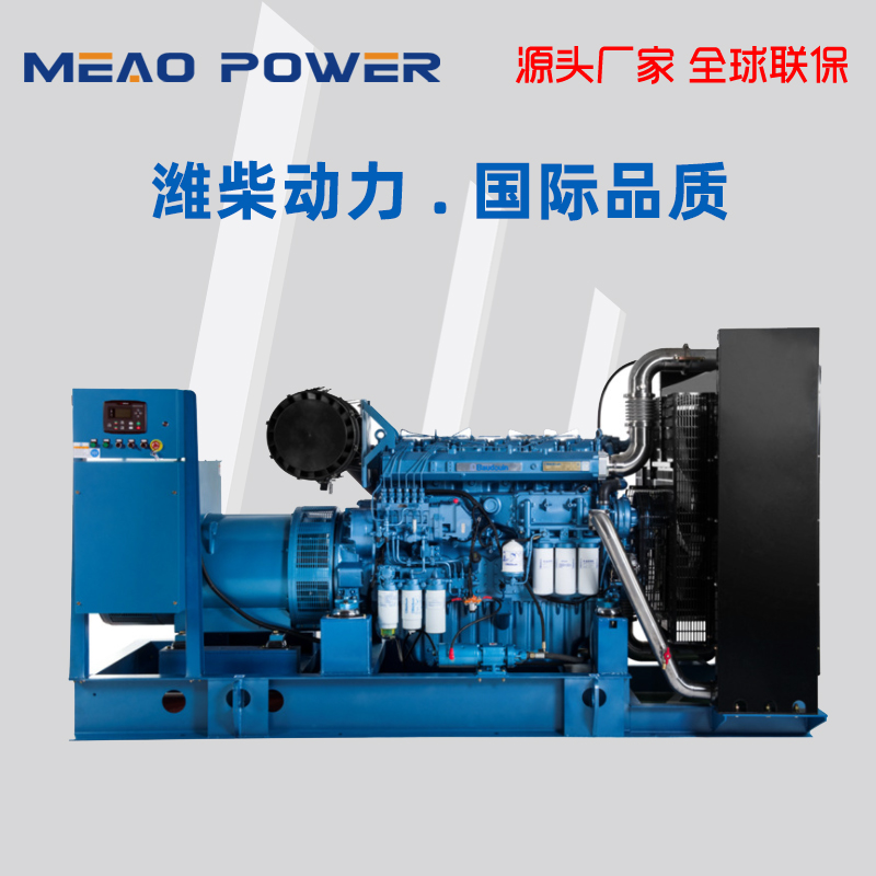 300kw Weichai low-noise diesel generator set power model WP13D385E200 silent energy saving