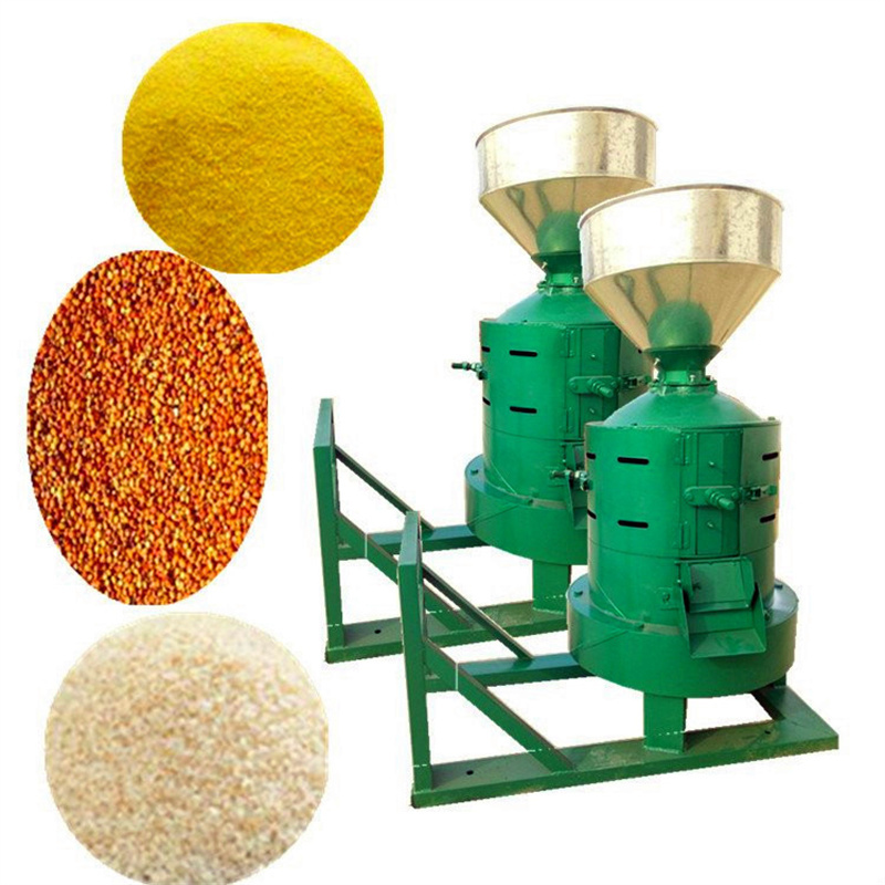 Rice hulling and milling machine Small grain rice hulling machine Sorghum millet electric rice beater