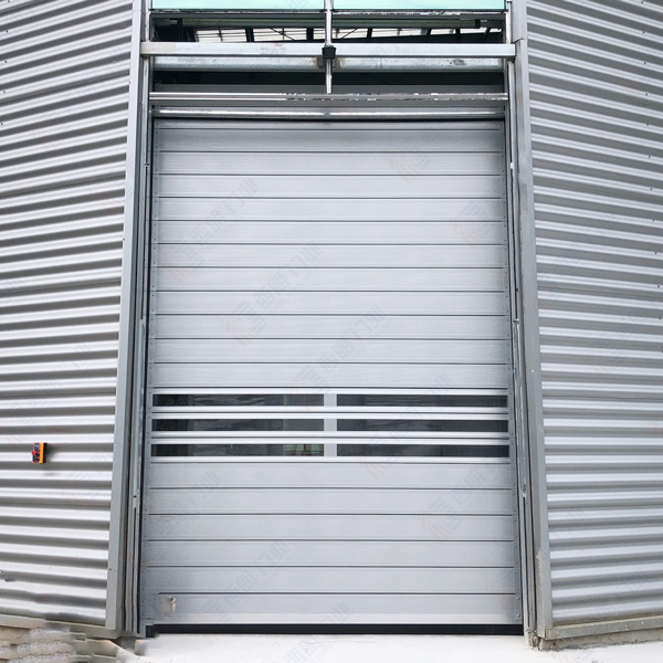 Tobacco workshop clean, hygienic, constant temperature, dust-free, automatic induction, anti-theft, wind resistant, hard and fast rolling shutter door