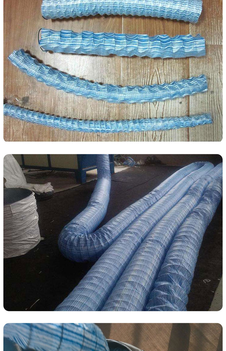 Reinforced spring PVC flexible flexible permeable pipe, lawn garden, green square, underground seepage drainage pipe