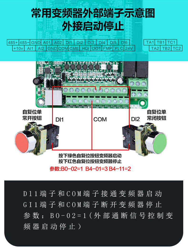 Frequency converter, textile machinery, frequency converter, positive transmission GT1007G, customizable