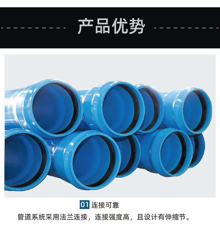 Dongli Brand PVC High Impact Water Transmission Pipeline PVC Water Supply Pipe PVC-UH Water Supply Pipe Support Customization