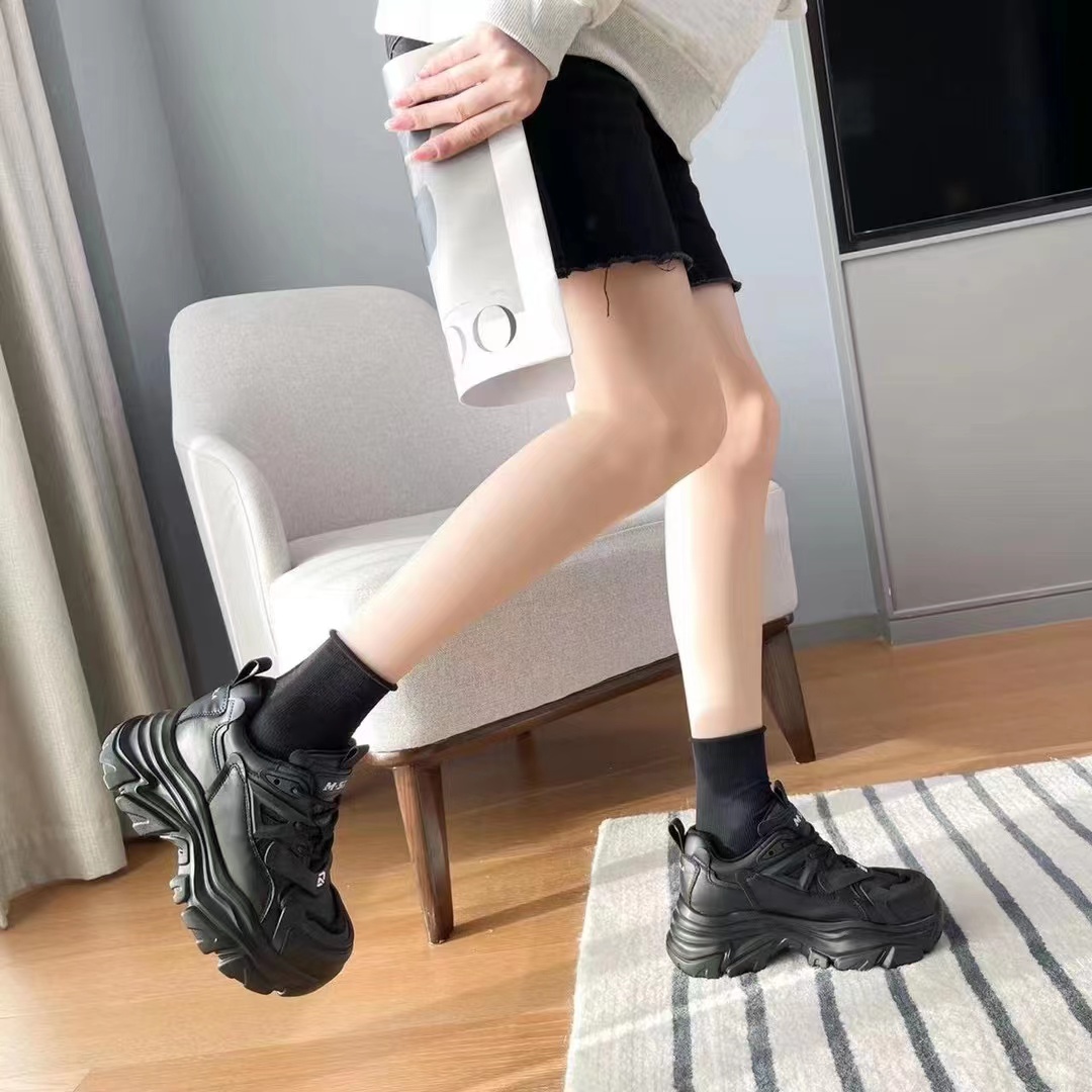 Fashion Dad's Shoes Women 2023 New Korean Edition Lace up Small Fragrance Style Casual Shoes Small Comfortable Sports Shoe Trend