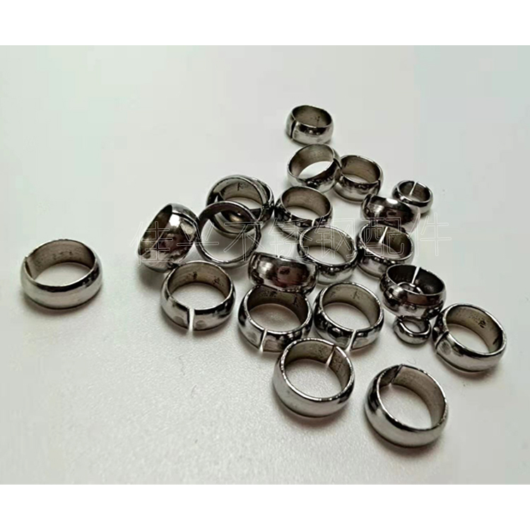 Open ring, stainless steel single ring, O-ring connection ring, circular ring, multiple specifications, and small rings can be electroplated with gold color