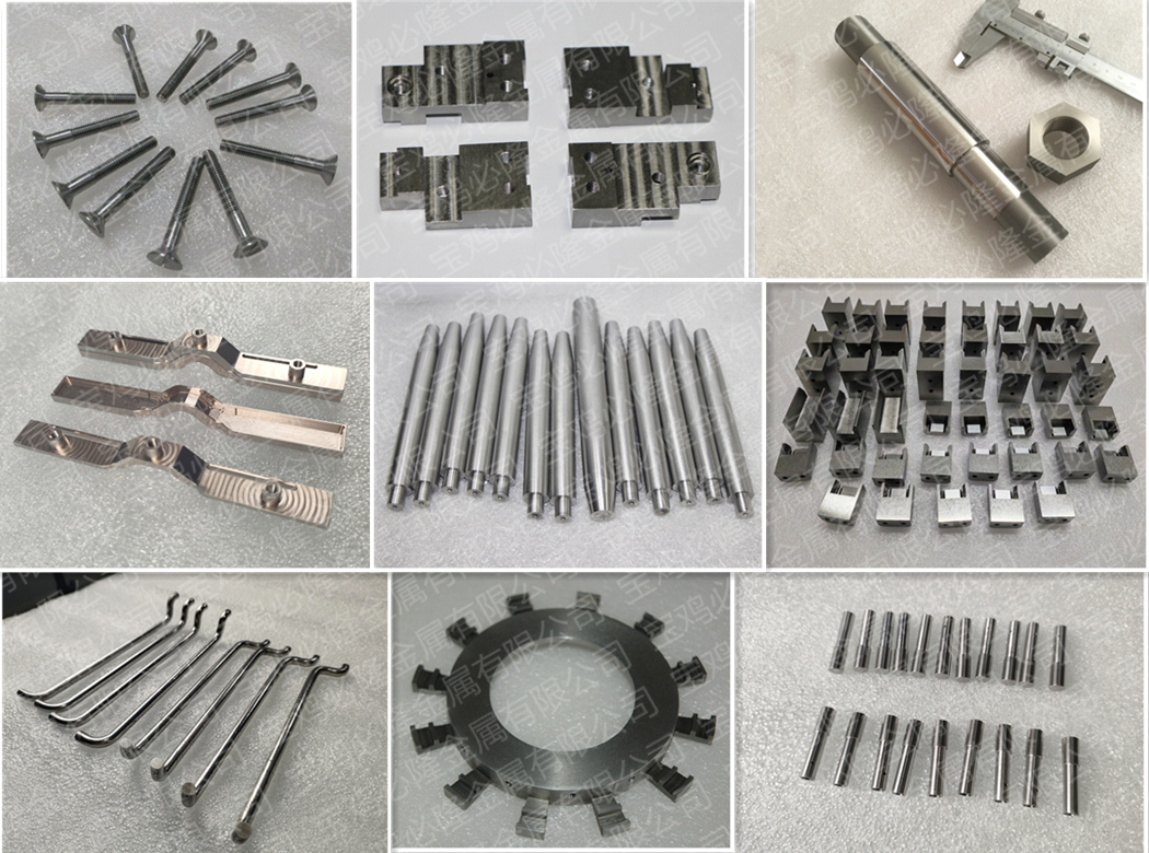 Molybdenum zirconium titanium alloy fastening bolts, TZM high-strength high-temperature and corrosion-resistant bolts