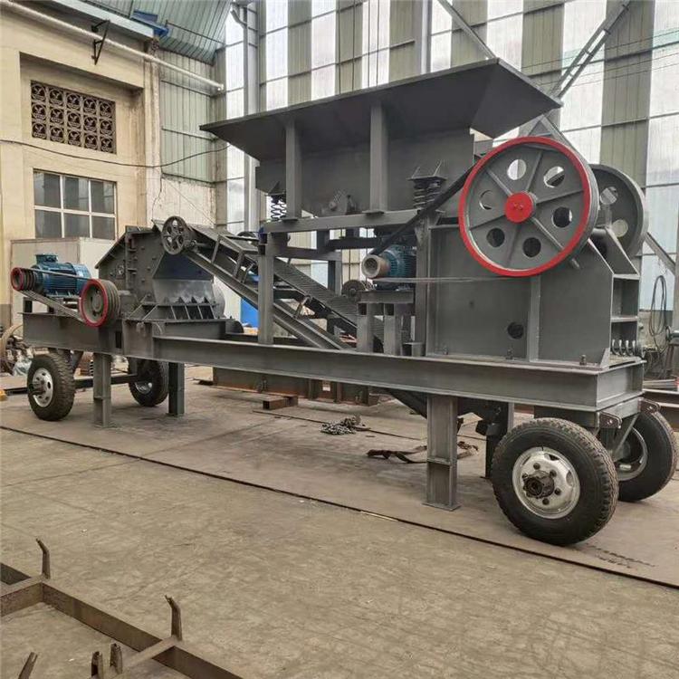 Vehicle mounted mobile crusher Construction waste stone maker diesel power without foundation Hengxingrong machinery