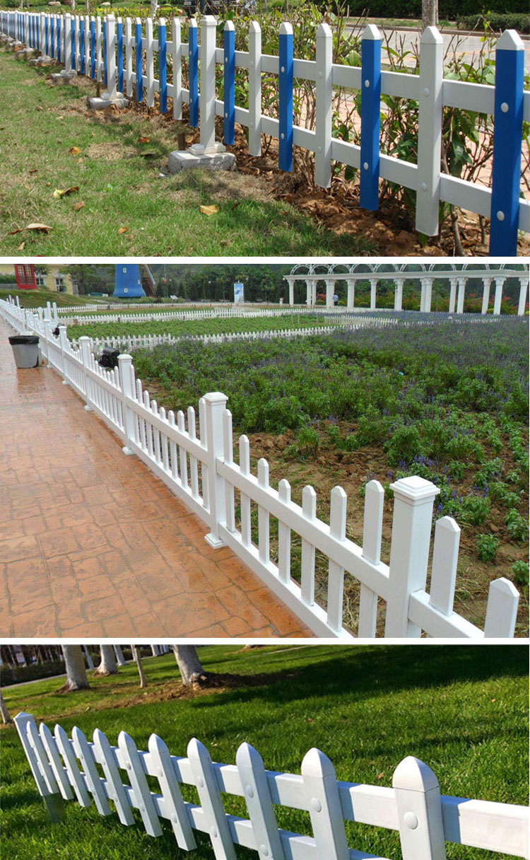 Bend Fence Northeast Rural Vegetable Garden Courtyard Flower Garden Fence Green White Anti Treading U-shaped Bend Fence