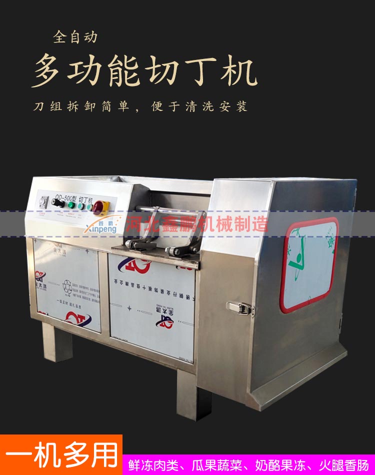 Radish Dicing Machine Equipment, Medicinal Materials Wax Slicing Machine, Baozi Equipment, Supporting Frozen Meat Dicing Machine