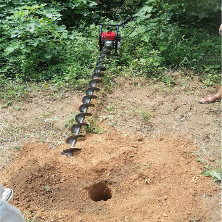 Lightweight and Durable Photovoltaic Drilling Machine Tree Planting Poles, Wire Rods, and Guide Pipes Through Holes, Drill Holes, Drill Mud, and Quickly Excavate in Seconds