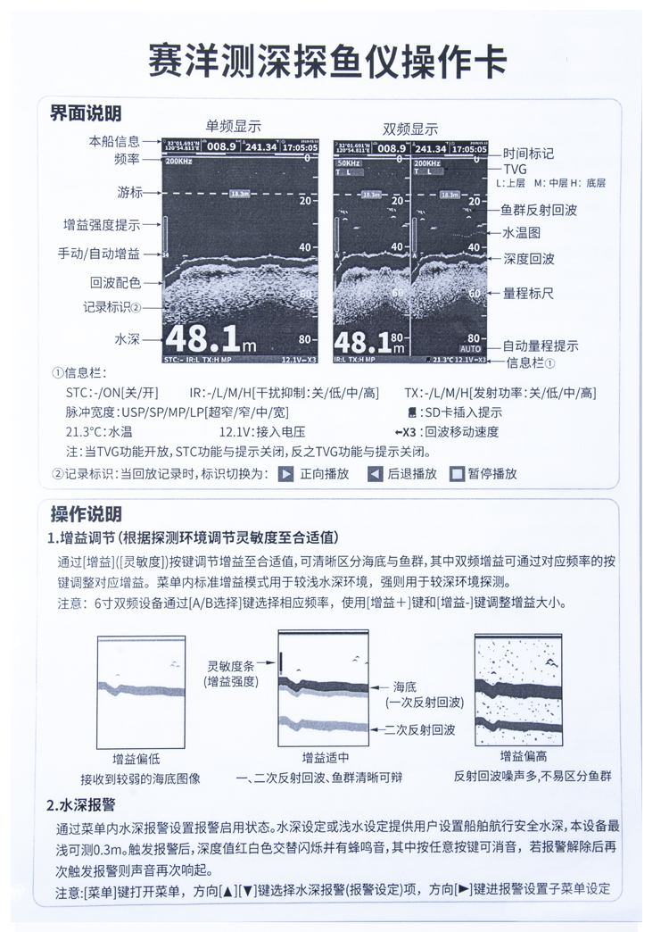 FS601 original 6-inch Saiyang high-speed marine underwater fish hunting high-precision professional fish detector without probe