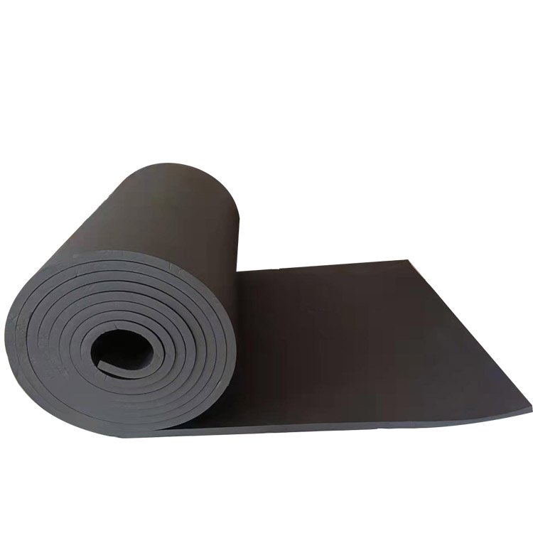 B1 grade rubber plastic board B2 grade rubber plastic sponge insulation air conditioning duct ventilation duct black composite insulation and sound insulation cotton