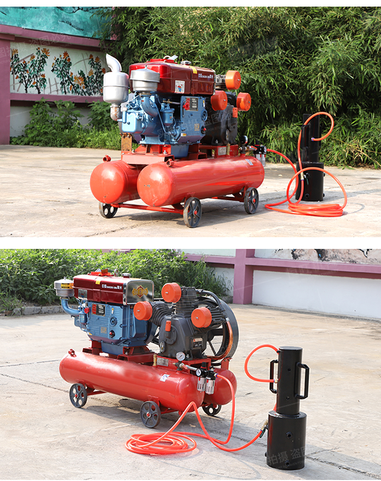 Hengwang Small Flood Control Pile Driver Portable Pile Planter for Flood Control and Emergency Rescue