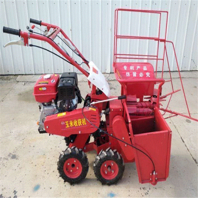 Bar breaking machine, small handheld corn harvester, single row bract rice harvesting straw integrated machine