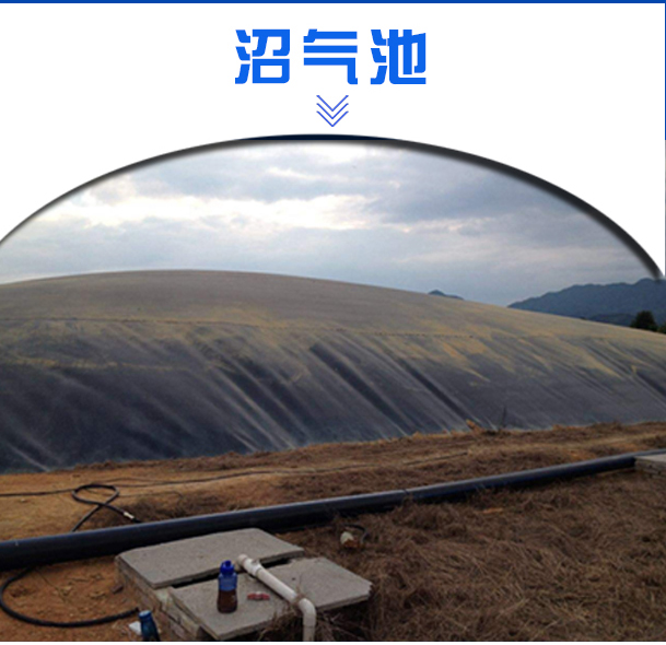 Special black anti-seepage film for the bottom of the lotus root pond in an artificial lake reservoir using HDPE geotextile film for aquaculture ponds