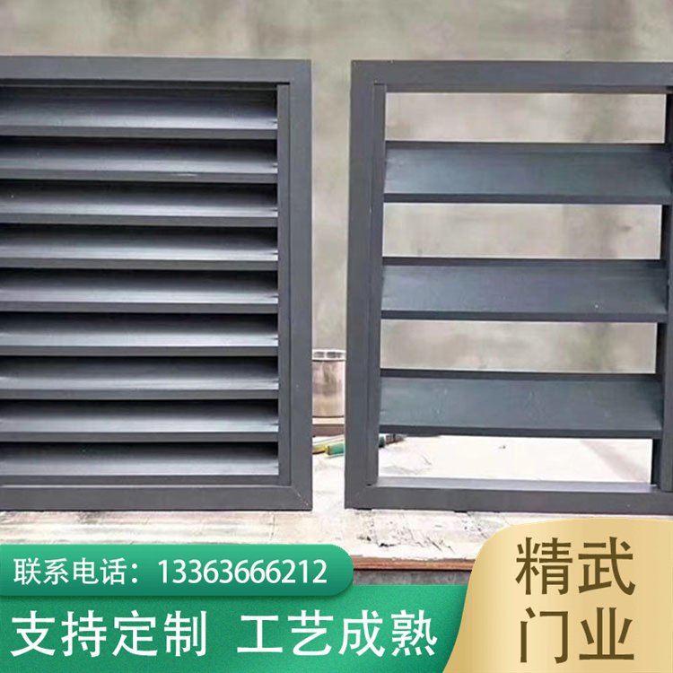 Ventilation and waterproof metal louvers production and sales, sold on demand, zinc steel louvers in residential areas