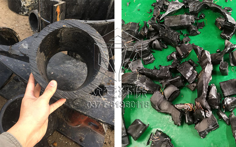 Scrap rubber crusher Car, small, medium, large truck, engineering vehicle tire shredder durable