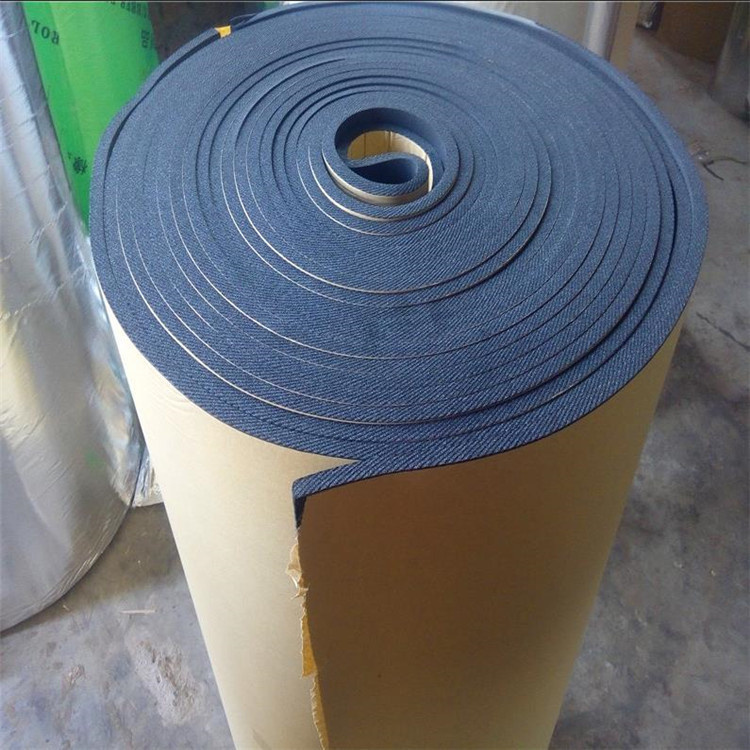 Roof insulation rubber plastic insulation board has good flexibility and buffering, and can be cut according to needs for easy construction