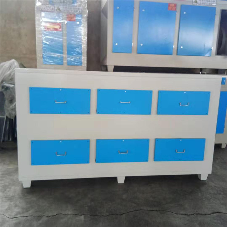 Stainless steel anti-corrosion activated carbon environmental adsorption box workshop waste gas treatment equipment adsorption device