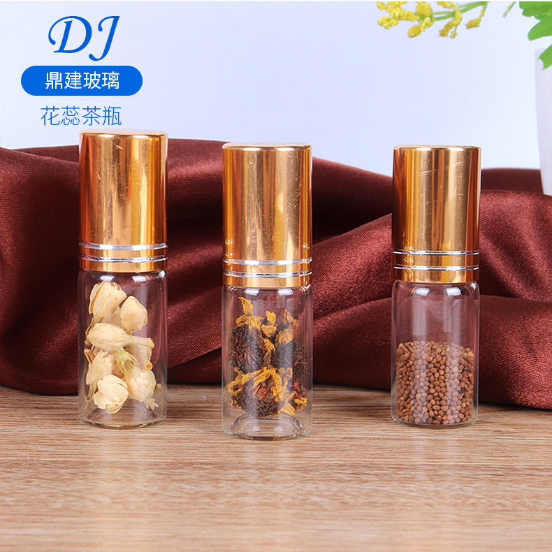 10ml transparent essential oil bottle 30ml green essence solution bottle 100ml spray sub bottle cosmetic glass bottle