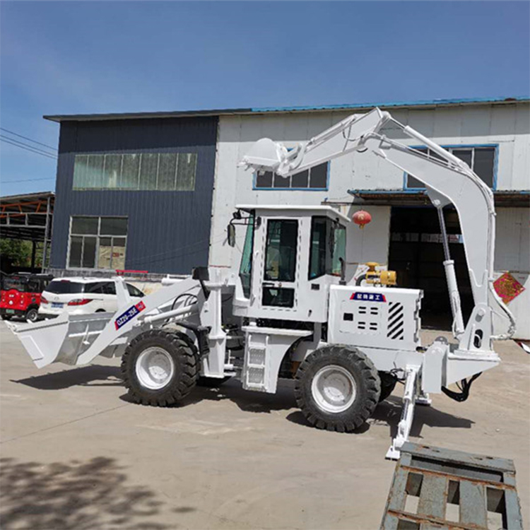 Customized modification of excavator loader with hydraulic sliding at both ends of 270 ° slewing boom