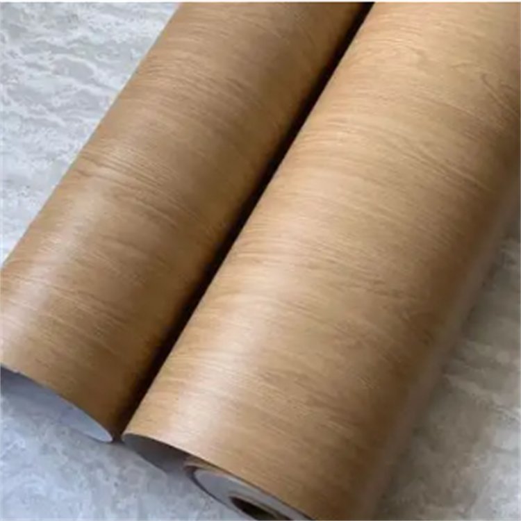 Wholesale wood grain film color changing film PVC self-adhesive Korean LG Samsung Hanhua 3M environmentally friendly flame retardant doorstep installation